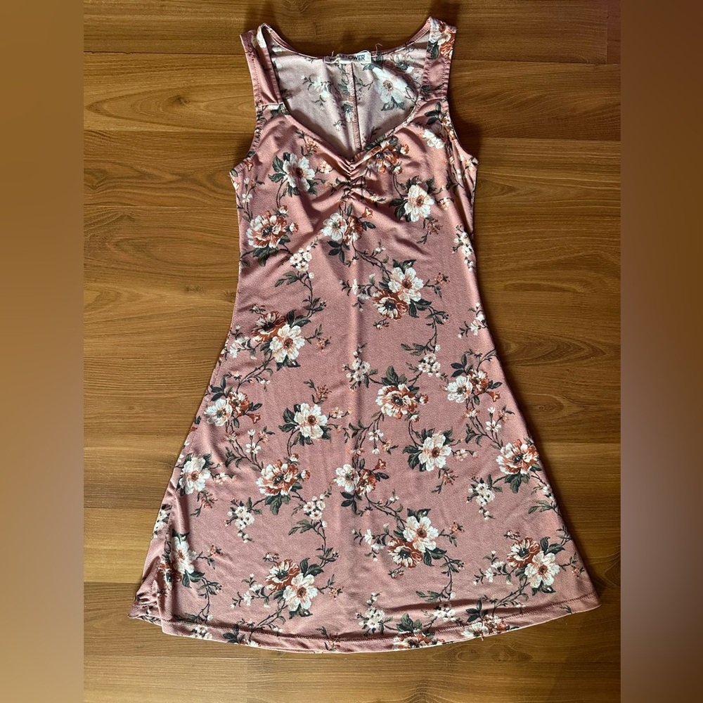 Wallflower Dusty Pink Floral Dress